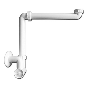 JIKA H8942460000001 - Umývadlový sifón CUBITO DN40 bílá