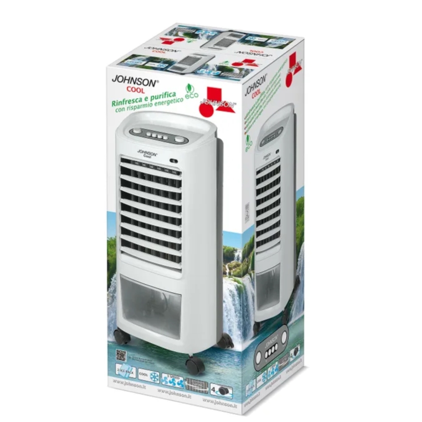 JOHNSON - Prenosný ochladzovač vzduchu COOL 65W/230V biela/šedá