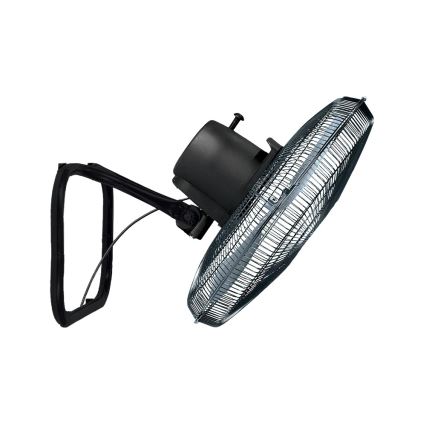JOHNSON - Stojanový ventilátor 3 v 1 WOOD 80W/230V priemer 50 cm čierna/béžová