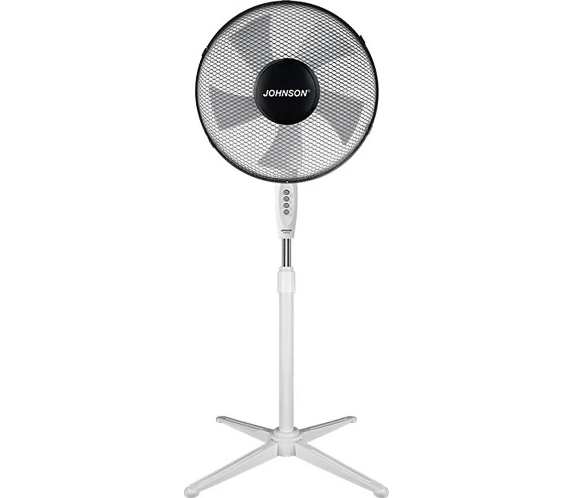 JOHNSON - stojanový látor COLONNA 45 W/230 V, priemer 43 cm, čierna/biela 8008523013615