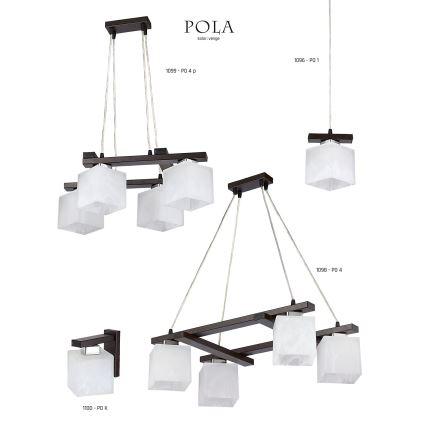 Jupiter 1097 - PO 3 - Luster POLA 3xE27/60W/230V