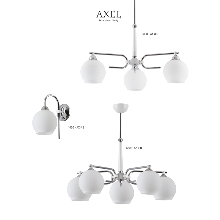 Jupiter 1398 - AX 3 B - Luster na tyči AXEL 3xE27/60W/230V