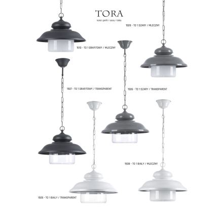 Jupiter 1505 - Luster na reťazi TORA 1xE27/60W/230V