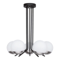 Jupiter 1724 - Luster na tyči SANTA 5xE14/40W/230V lesklý chróm