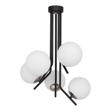 Jupiter 1737 - Luster na tyči TIM 5xE14/40W/230V lesklý chróm