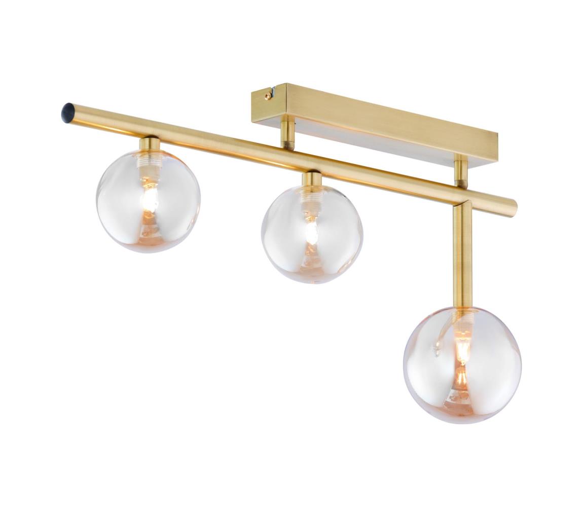 Jupiter 1898 - Prisadený luster NEPTÚN 3xG9/14W/230V zlatý 1898