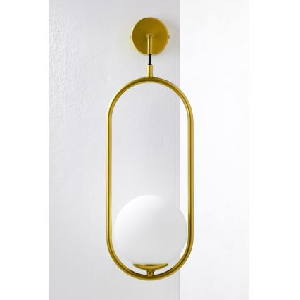 Jupiter 2043 - Nástenná lampa IGON 1xE14/40W/230V zlatá