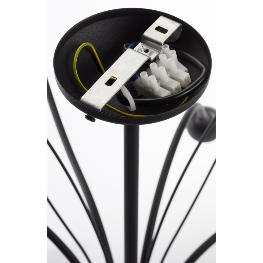 Jupiter 2056 - Luster na tyči GLORIOSA 10xG9/14W/230V čierna