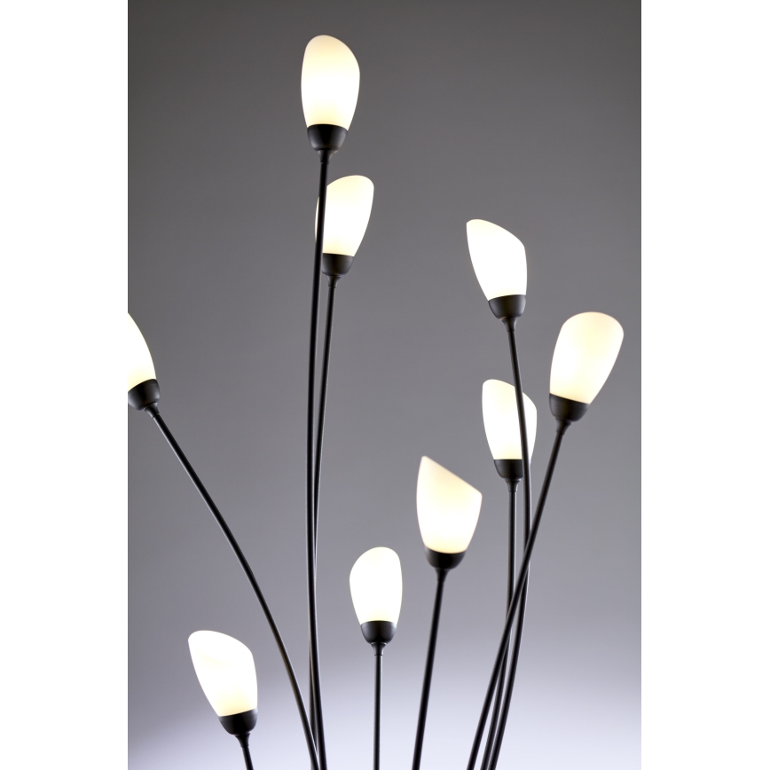 Jupiter 2058 - Stojacia lampa GLORIOSA 9xG9/14W/230V čierna