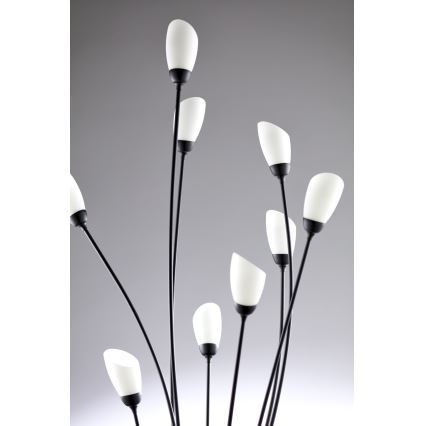 Jupiter 2058 - Stojacia lampa GLORIOSA 9xG9/14W/230V čierna