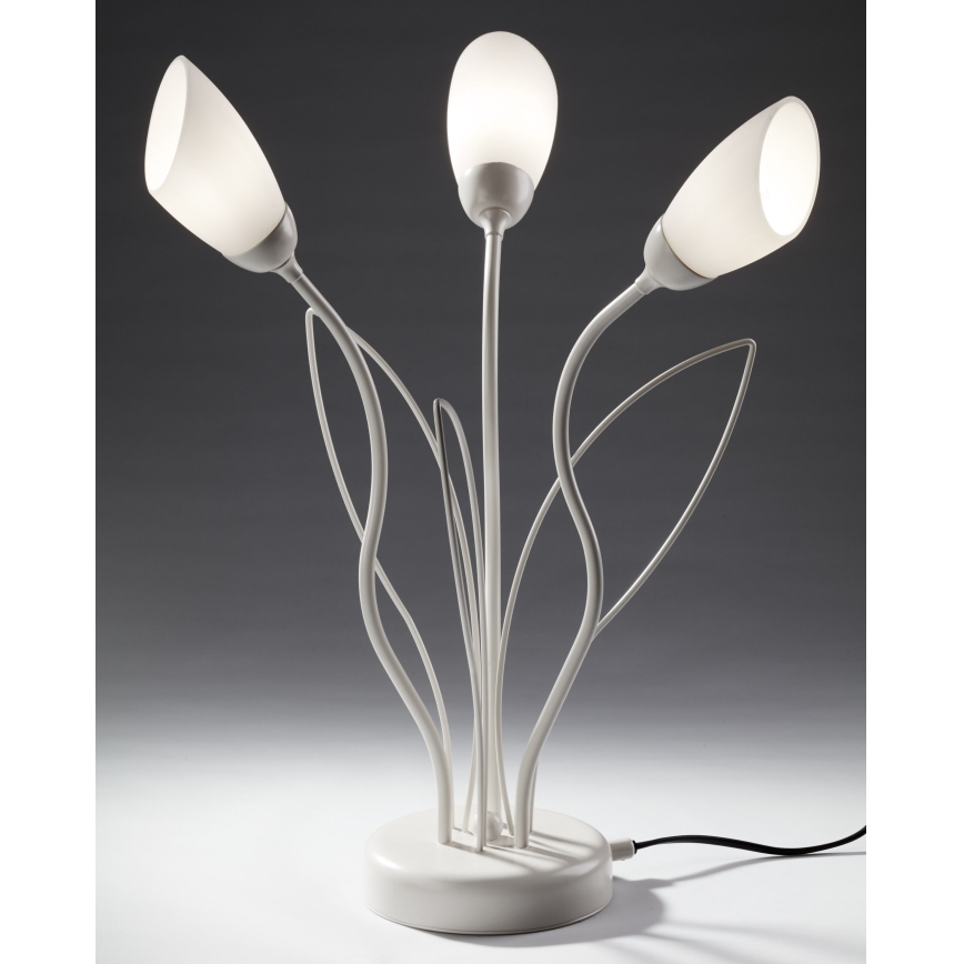 Jupiter 2060 - Stolná lampa GLORIOSA 3xG9/14W/230V krémová