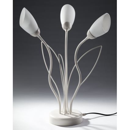 Jupiter 2060 - Stolná lampa GLORIOSA 3xG9/14W/230V krémová