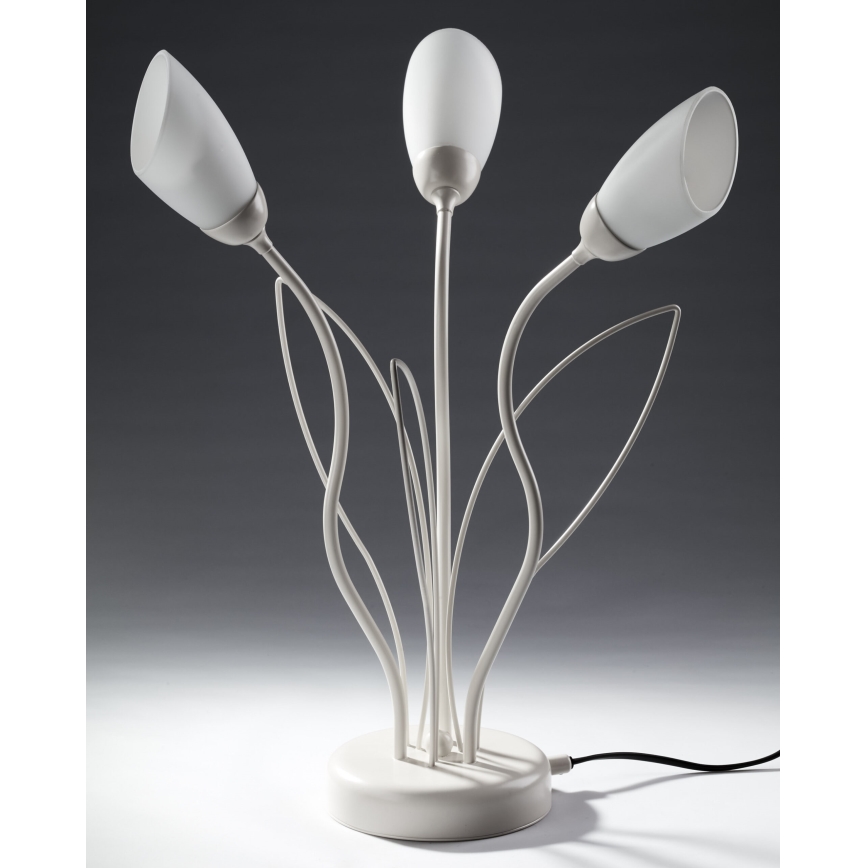 Jupiter 2060 - Stolná lampa GLORIOSA 3xG9/14W/230V krémová