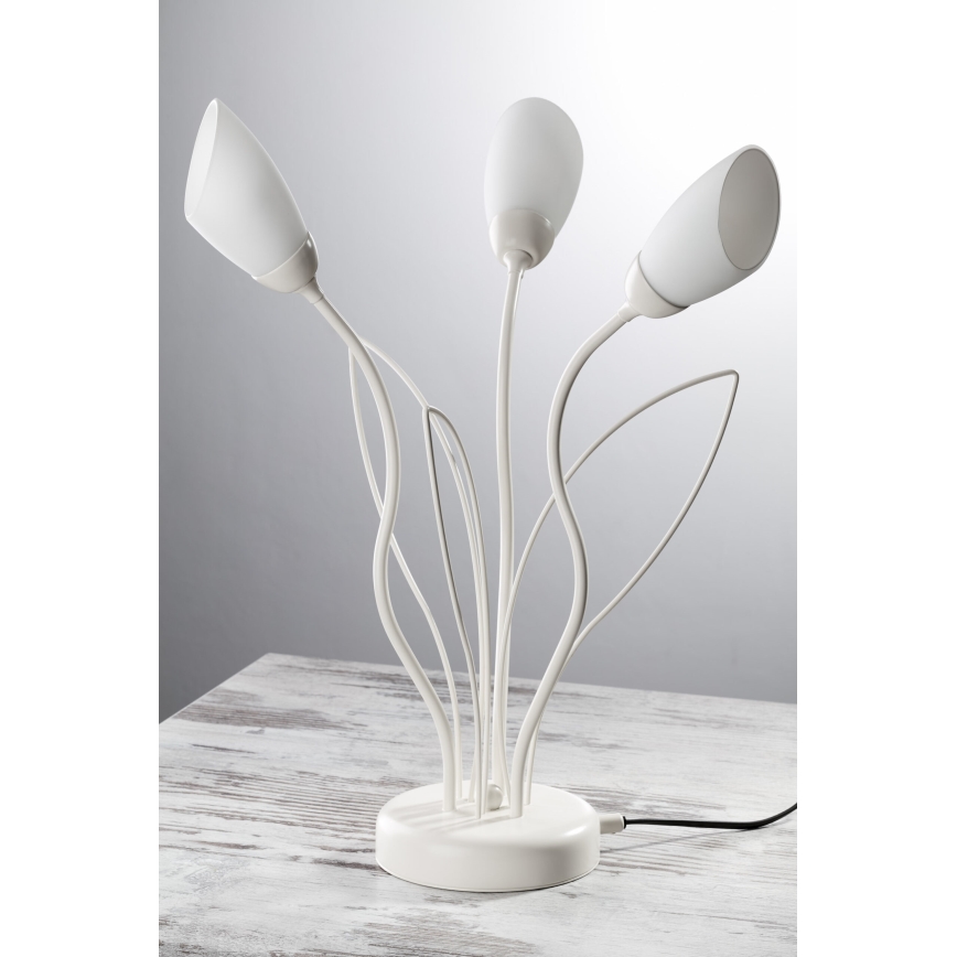 Jupiter 2060 - Stolná lampa GLORIOSA 3xG9/14W/230V krémová