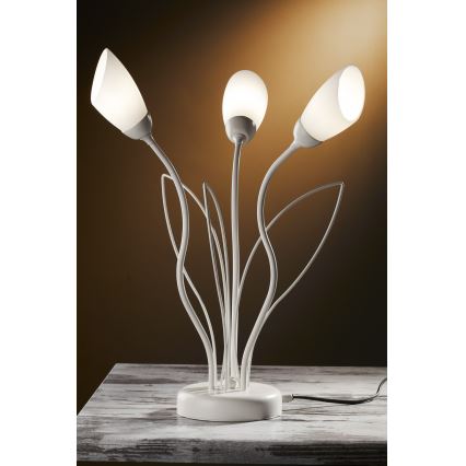 Jupiter 2060 - Stolná lampa GLORIOSA 3xG9/14W/230V krémová