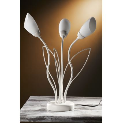 Jupiter 2060 - Stolná lampa GLORIOSA 3xG9/14W/230V krémová