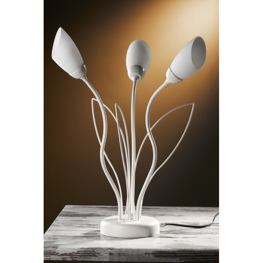 Jupiter 2060 - Stolná lampa GLORIOSA 3xG9/14W/230V krémová