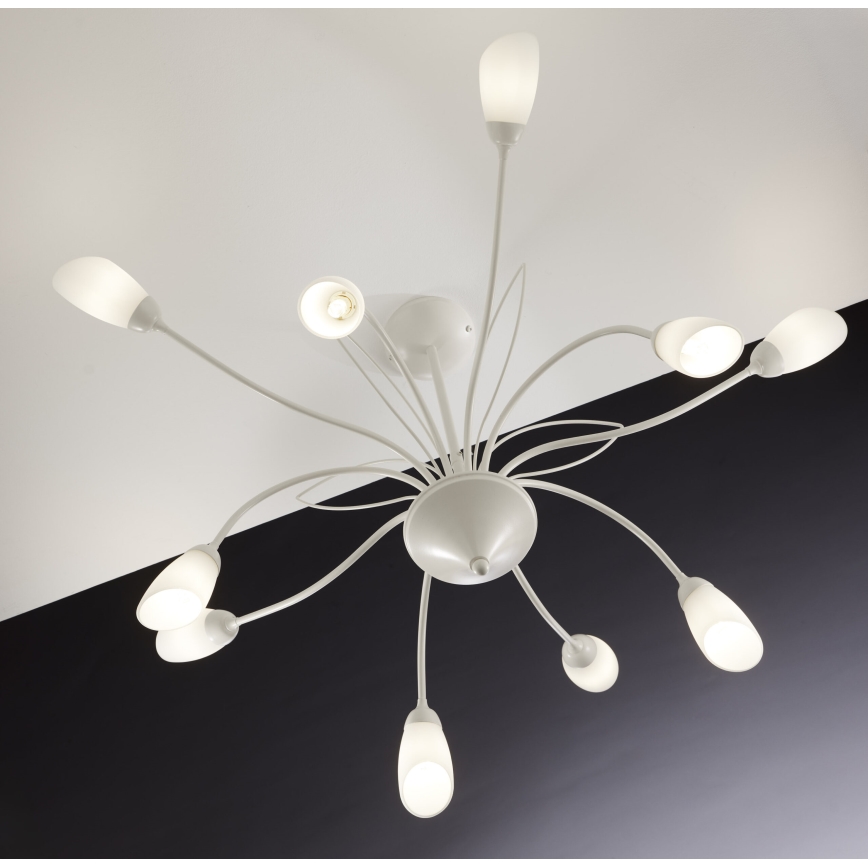 Jupiter 2061 - Luster na tyči GLORIOSA 10xG9/14W/230V krémová