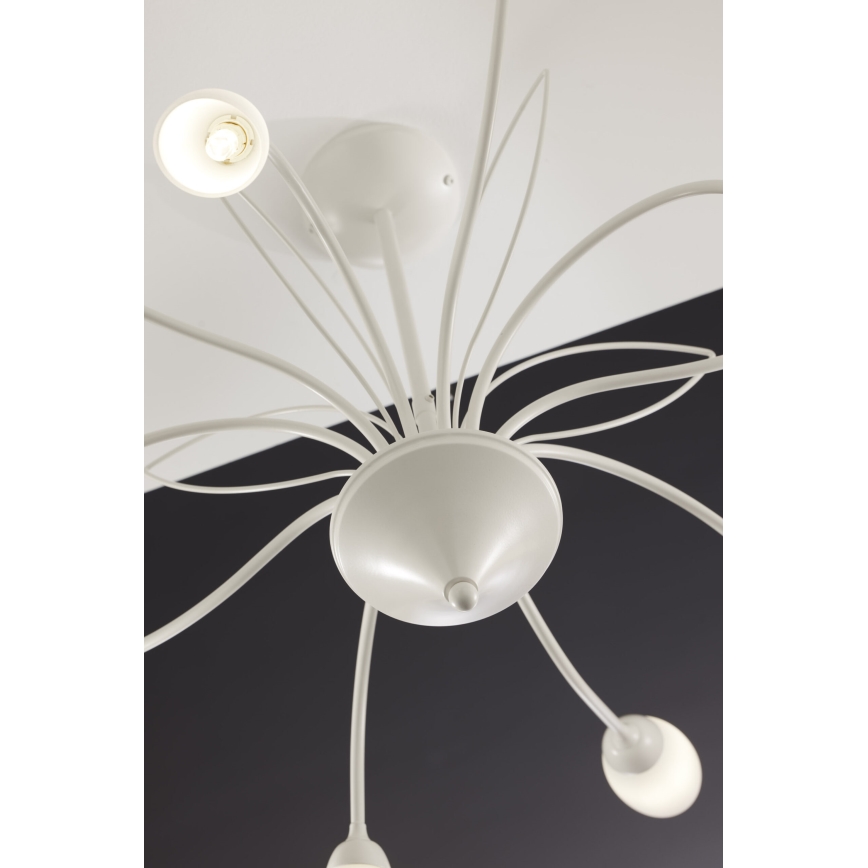 Jupiter 2061 - Luster na tyči GLORIOSA 10xG9/14W/230V krémová