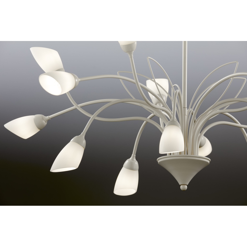 Jupiter 2062 - Luster na reťazi GLORIOSA 15xG9/14W/230V krémový