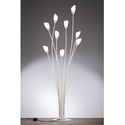 Jupiter 2063 - Stojacia lampa GLORIOSA 9xG9/14W/230V krémová