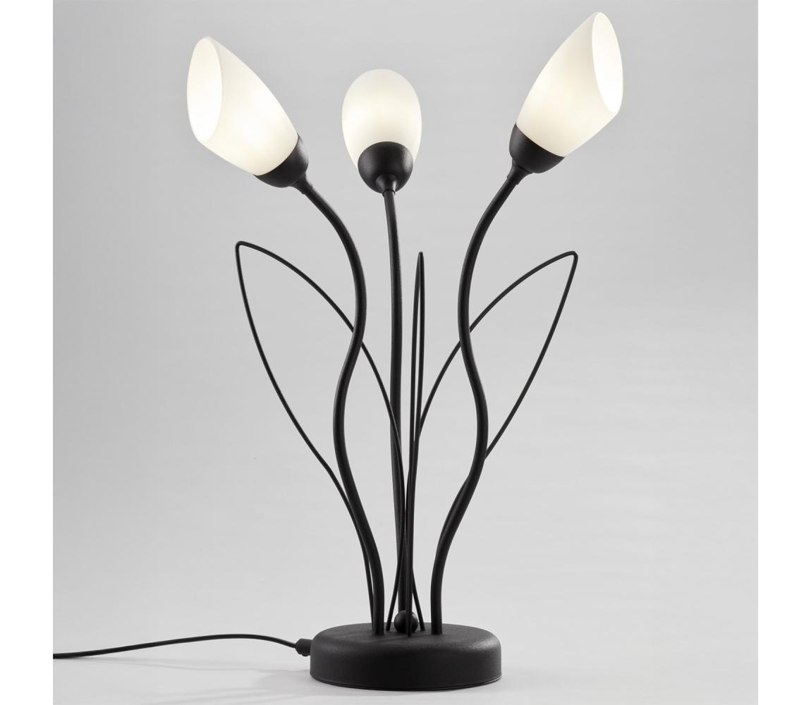 Jupiter 2065 - Stolová lampa GLORIOSA 3xG9/14W/230V čierna 2060