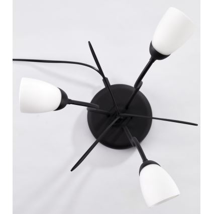 Jupiter 2065 - Stolová lampa GLORIOSA 3xG9/14W/230V čierna