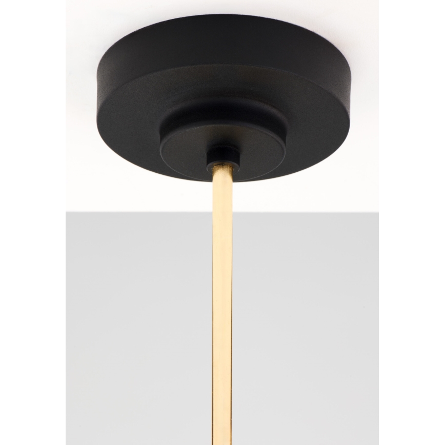 Jupiter 2089 - Luster na tyči RAMIREZ 6xE27/15W/230V zlatá/čierna