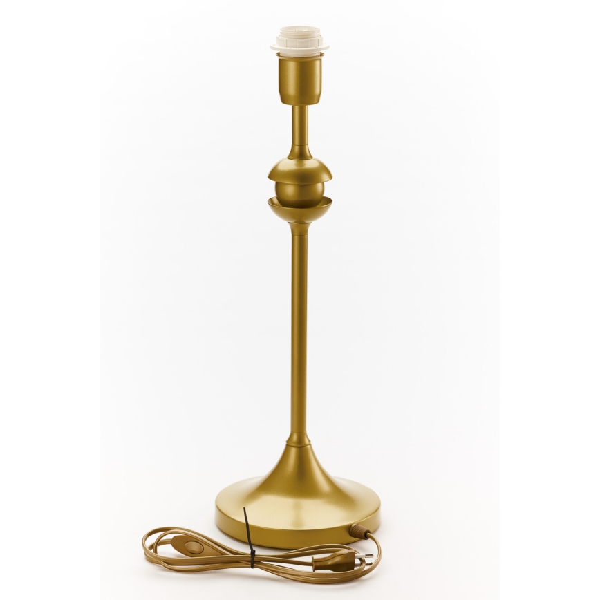 Jupiter 2112 - Stolová lampa KASZMIR 1xE27/15W/230V biela/zlatá/mramorový dekor