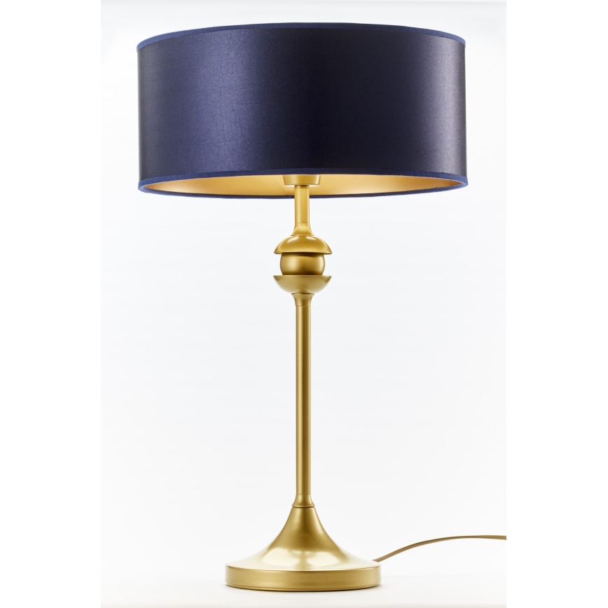 Jupiter 2116 - Stolná lampa KASZMIR 1xE27/15W/230V modrá/zlatá