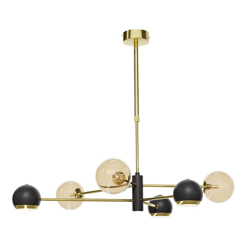 Jupiter - Náhradné sklo k lusteru MOKA G9 pr. 12 cm dymovo-béžové