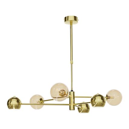 Jupiter - Náhradné sklo k lusteru MOKA G9 pr. 12 cm dymovo-béžové