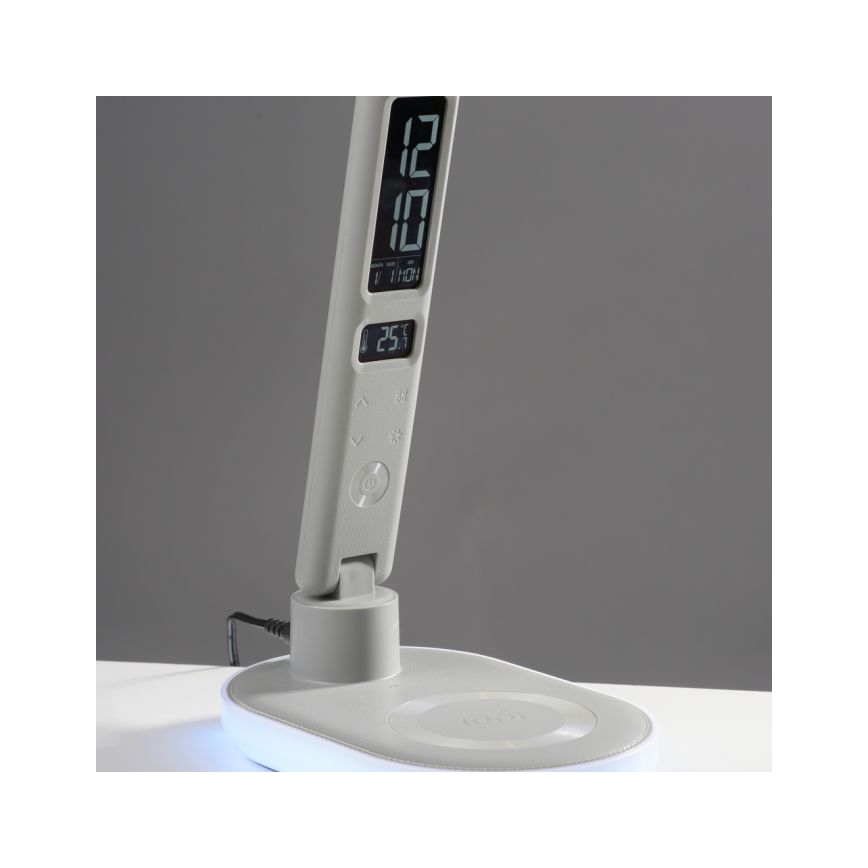 JUST LIGHT. 11018-16 - LED RGBW stmievateľná dotyková stolová lampa s bezdrôtovým nabíjaním TINA LED/4W/230V biela