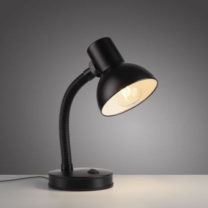 JUST LIGHT. 11080-18 - Flexibilná stolná lampa FLEXI 1xE27/25W/230V čierna