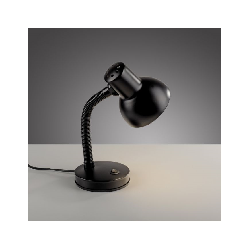 JUST LIGHT. 11080-18 - Flexibilná stolná lampa FLEXI 1xE27/25W/230V čierna