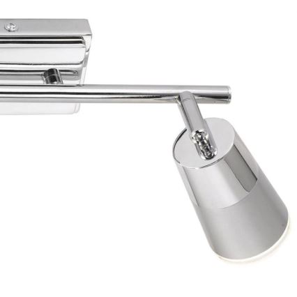 JUST LIGHT. 11229-17 - LED Bodové svietidlo DALLI 2xLED/3,5W/230V lesklý chróm