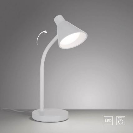 JUST LIGHT. 11248-16 - LED flexibilná stolná lampa PIXIE LED/4,5W/230V biela