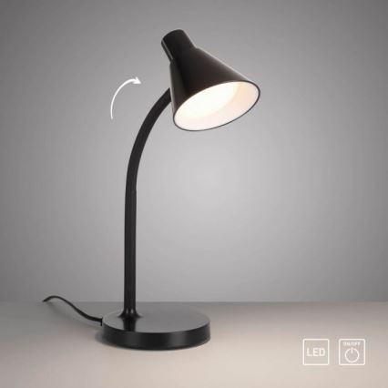 JUST LIGHT. 11248-18 - LED Flexibilná stolná lampa PIXIE LED/4,5W/230V čierna