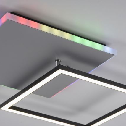 JUST LIGHT. 11327-95 - LED RGBW Stmievateľné stropné svietidlo RENDA LED/31W/230V 2700-5000K + diaľkové ovládanie