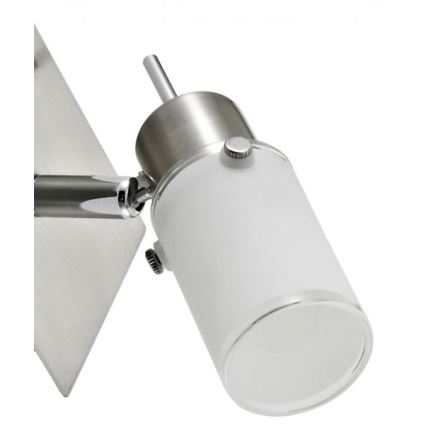 JUST LIGHT. 11931-55 - LED Nástenné bodové svietidlo MAX 1xGU10/4W/230V matný chróm