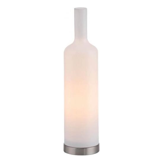 JUST LIGHT. 14006-16 - Stolná lampa BOTTLE 1xE14/25W/230V biela