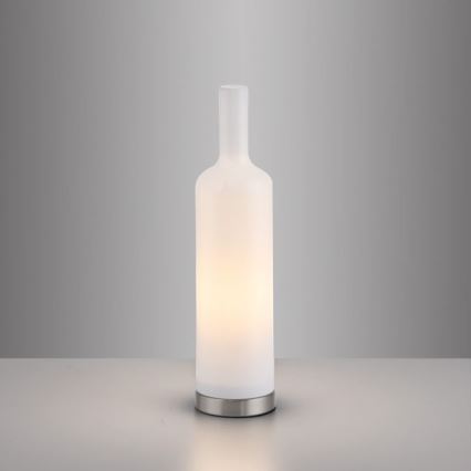 JUST LIGHT. 14006-16 - Stolná lampa BOTTLE 1xE14/25W/230V biela