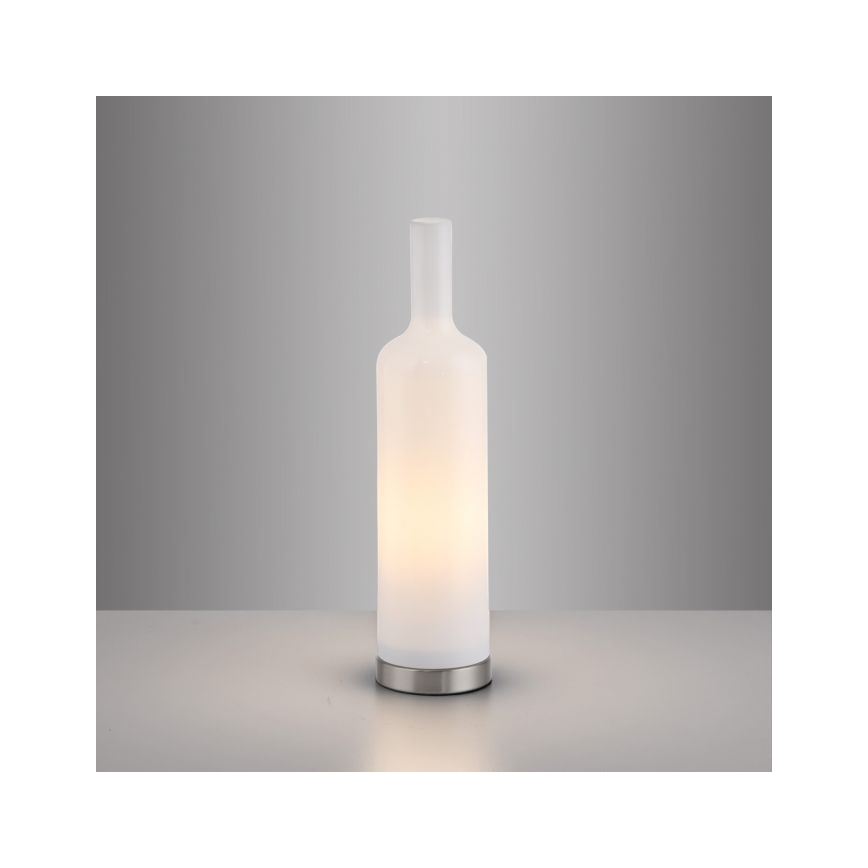 JUST LIGHT. 14006-16 - Stolná lampa BOTTLE 1xE14/25W/230V biela