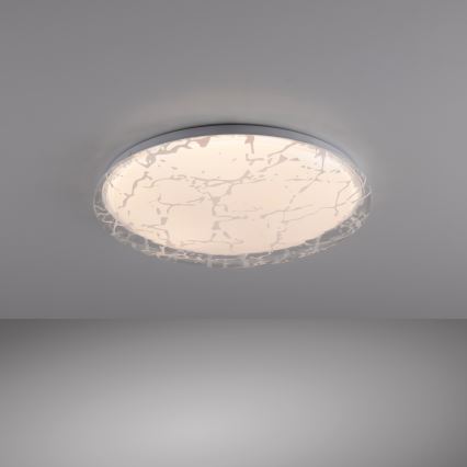 JUST LIGHT. 14008-16 - LED stmievateľné stropné svietidlo ART PLAFO LED/20W/230V 2700-6500K priemer 38 cm biela + diaľkové ovládanie