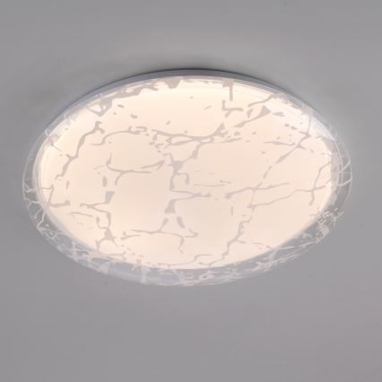 JUST LIGHT. 14008-16 - LED stmievateľné stropné svietidlo ART PLAFO LED/20W/230V 2700-6500K priemer 38 cm biela + diaľkové ovládanie