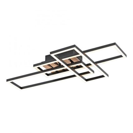 JUST LIGHT. 14051-79 - LED stropné svietidlo AKUSTIKA LED/20,5W/230V dub/čierna