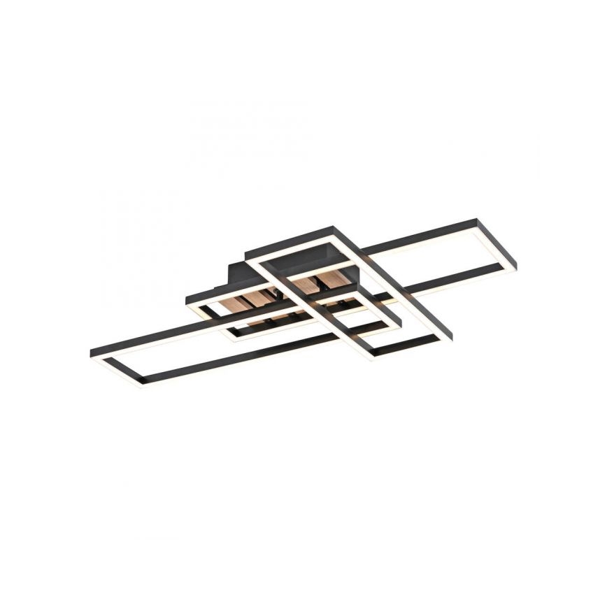 JUST LIGHT. 14051-79 - LED stropné svietidlo AKUSTIKA LED/20,5W/230V dub/čierna