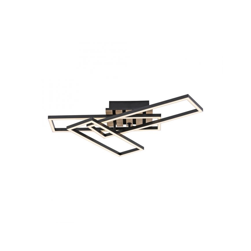 JUST LIGHT. 14051-79 - LED stropné svietidlo AKUSTIKA LED/20,5W/230V dub/čierna