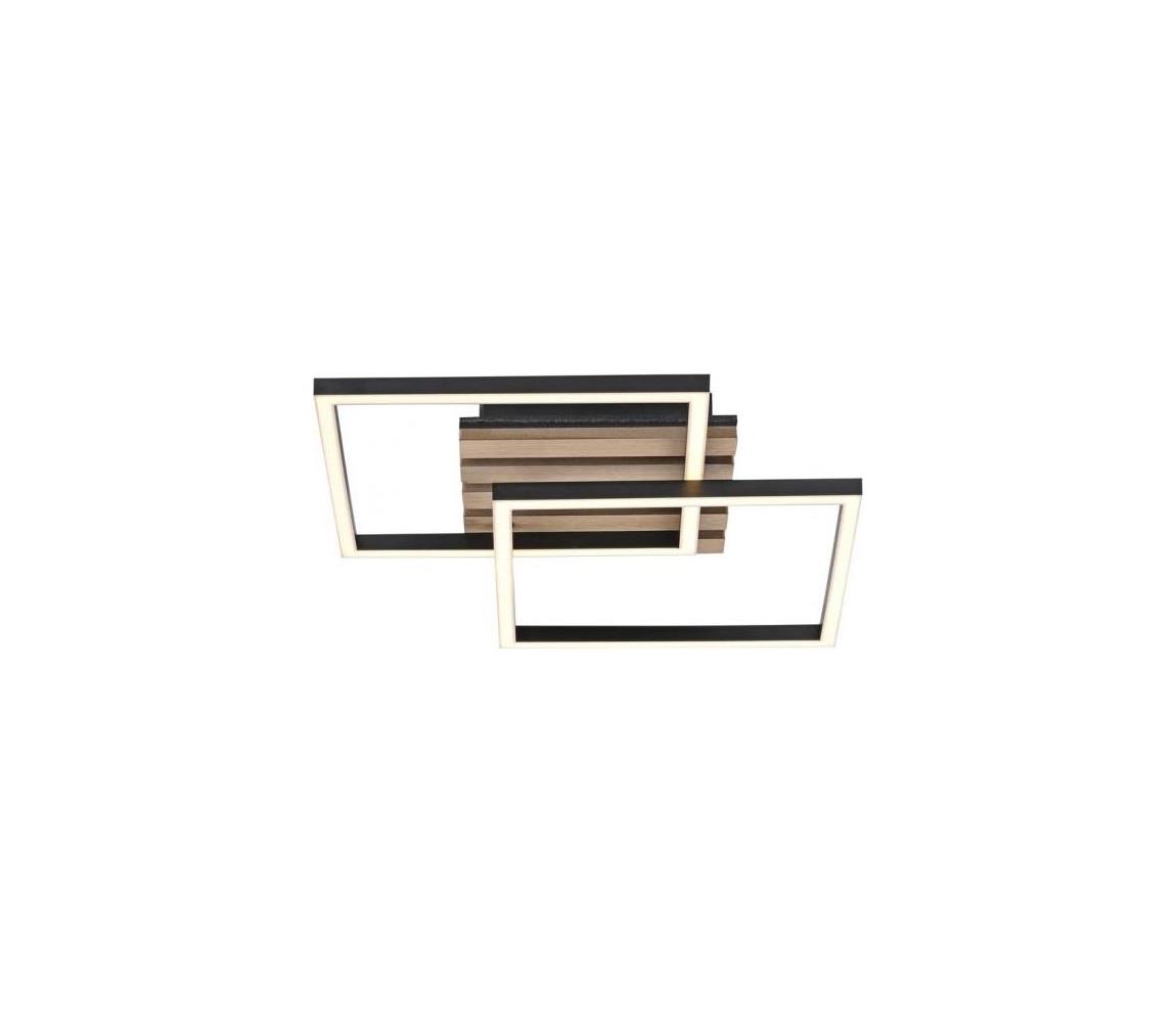 JUST LIGHT. 14053-79 - LED stropné svietidlo AKUSTIKA LED/15W/230V dub/čierna 14053-79