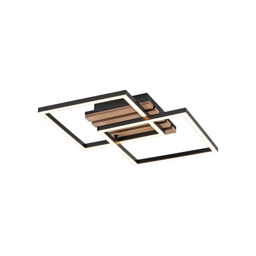 JUST LIGHT. 14053-79 - LED stropné svietidlo AKUSTIKA LED/15W/230V dub/čierna